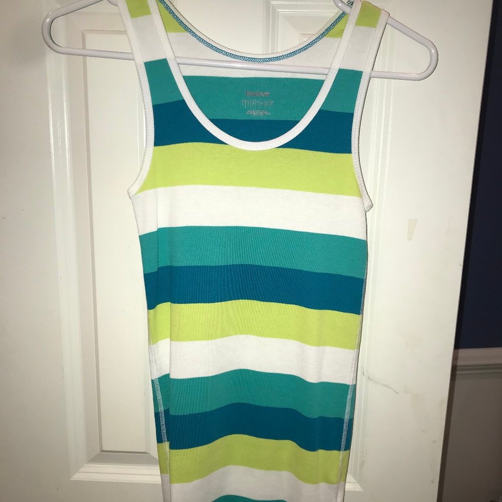 Reebok Striped Workout Tank